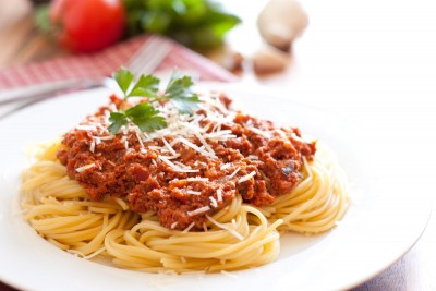 spaghetti with meat sauce