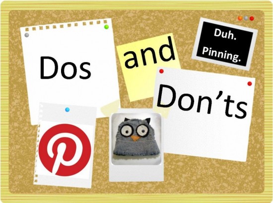 pinterest dos and donts