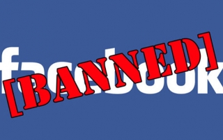 banned from facebook