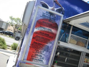 food truck menu board
