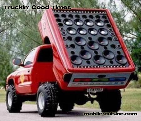 big speaker truck