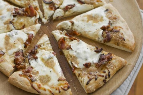 maple bacon butter pizza