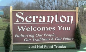 Scranton Food Truck Sign