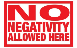 get rid of negativity