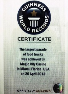 food truck Guinness Record