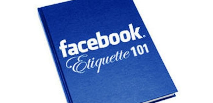 facebook etiquette