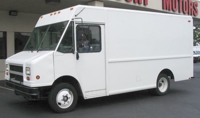white food truck
