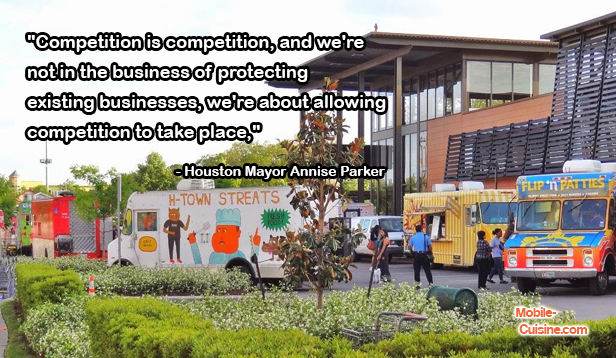 Annise Parker Food Truck Quote