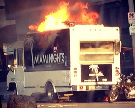 venice food truck fire