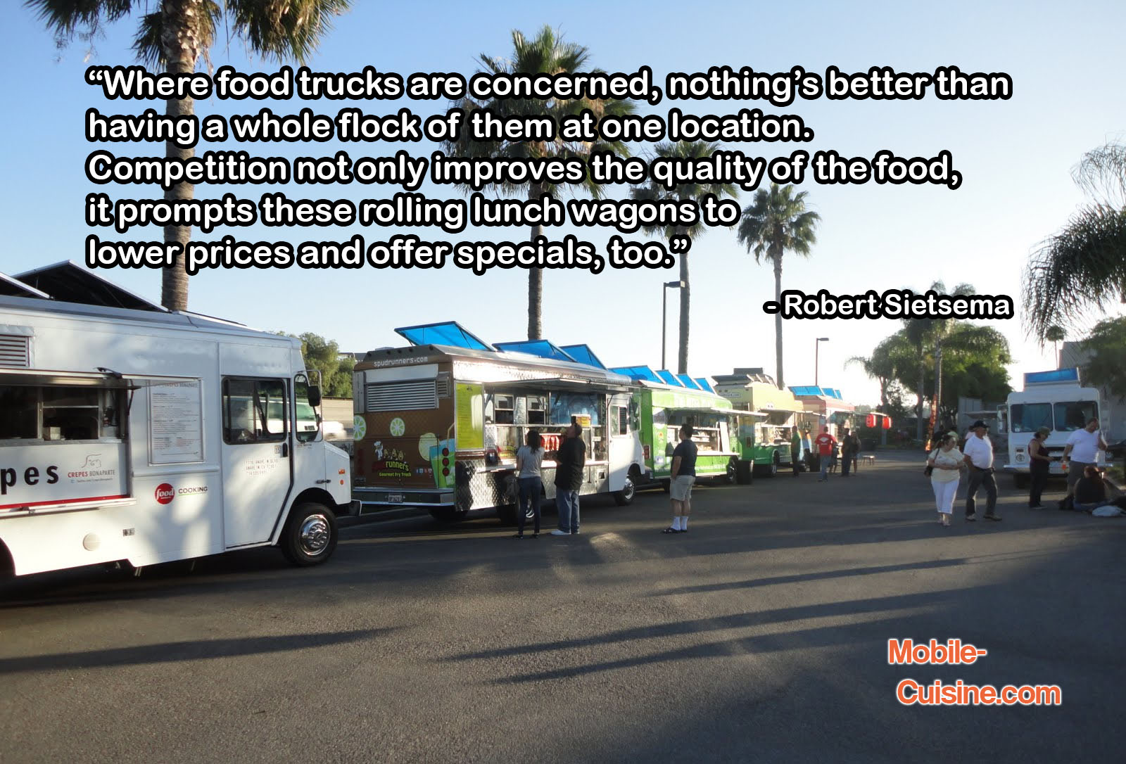 Robert Sietsema Food Truck Quote