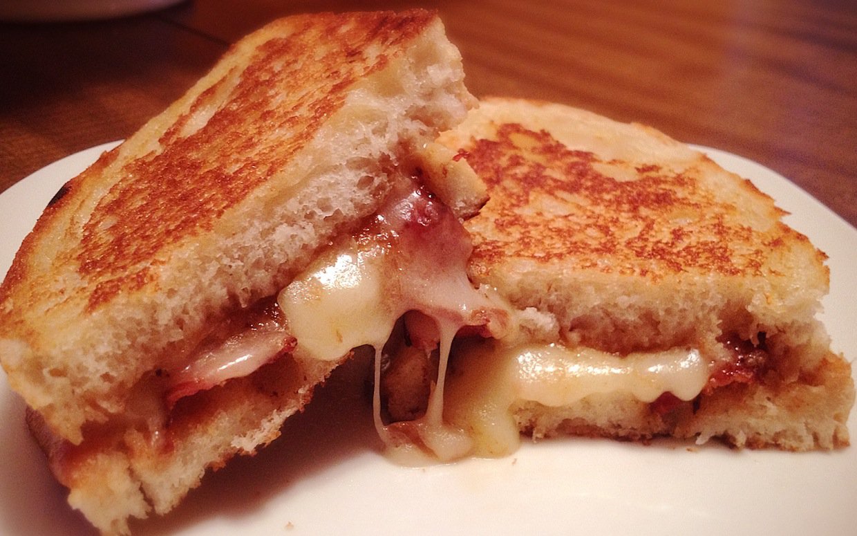 gourmet grilled cheese sandwich