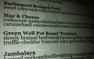 food truck menu descriptions