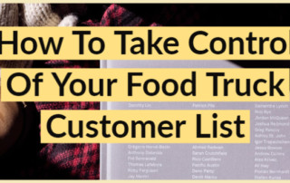 food truck customer list