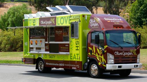 olive garden food truck
