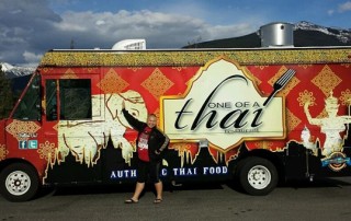 one of a thai food truck