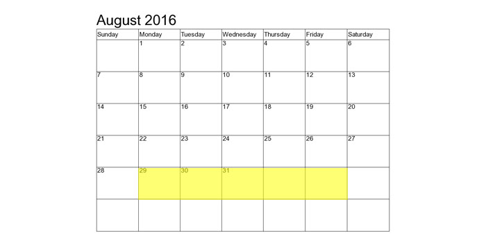 August 29-2 Food Holidays