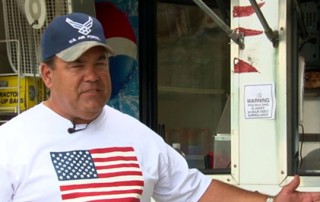 maine food truck vandalized