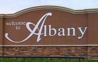 albany georgia sign