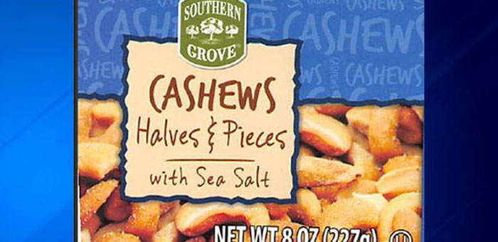 Southern Grove Cashew Recall