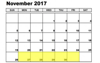 Nov 27-1 2017 Food Holidays