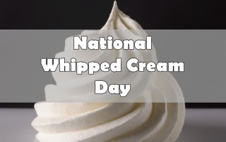 national whipped cream day