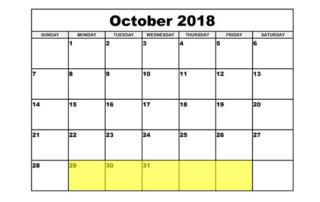 Oct 29 2018 Food Holidays