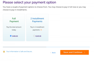 payment options 