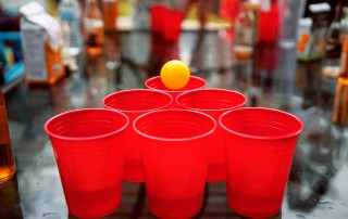 beer pong cups
