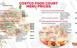 Costco menu prices