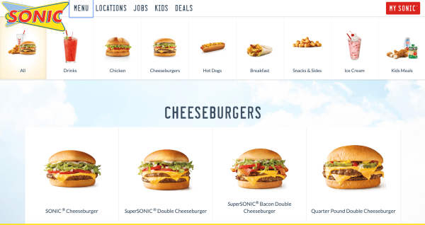 Updated Sonic Drive-In Menu Price Increases in 2024