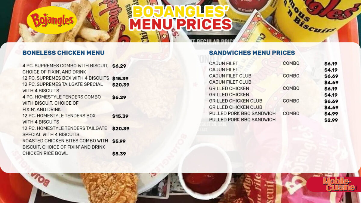 Fully Updated Bojangles Menu Prices + Family Meals (2023)