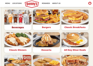 denny's menu 