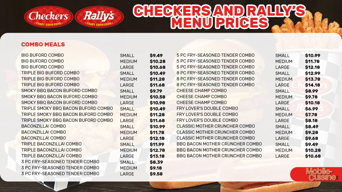 Updated Checkers and Rally's Menu Prices + Hacks (2023)