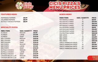 Cicis Pizza's-menu-prices