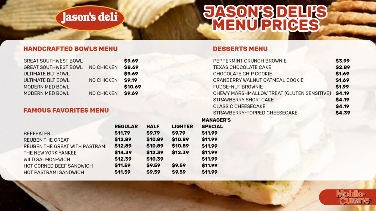 Jason's Deli Menu Prices + Specialty Diet Items (2024)