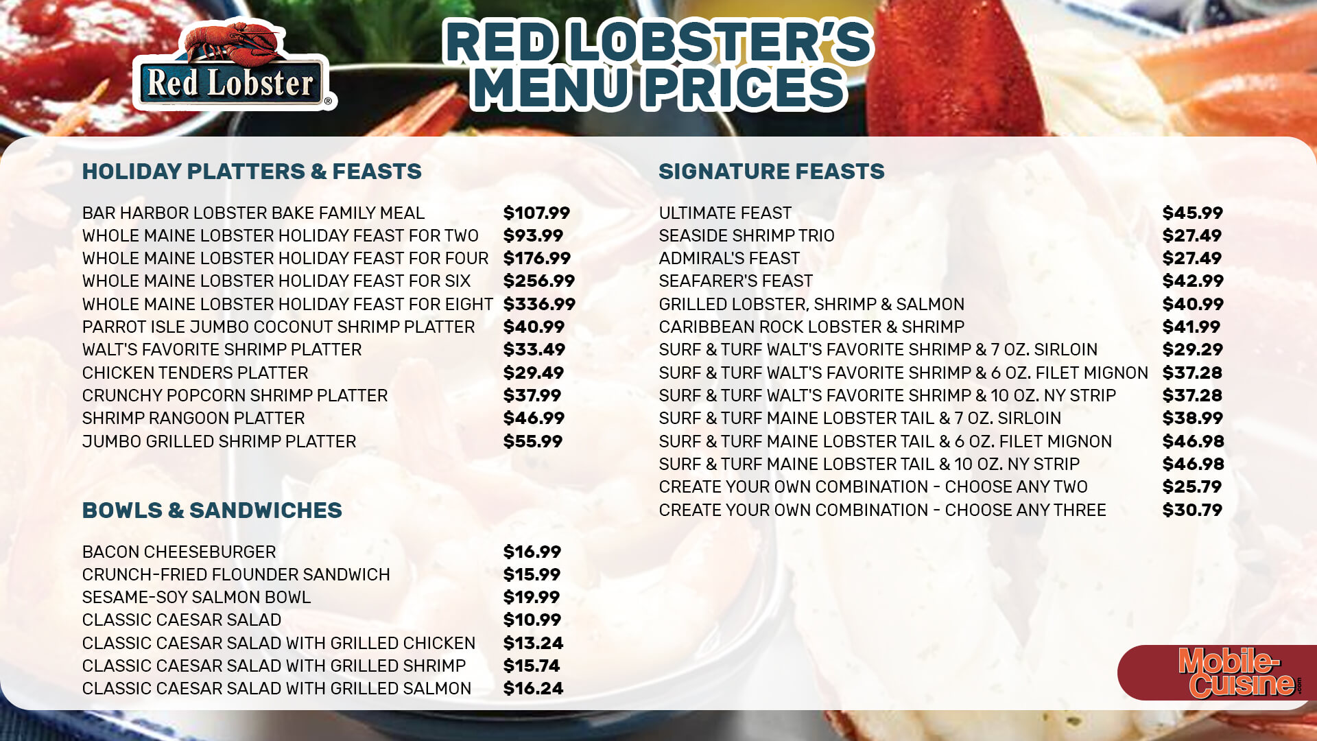 Red Lobster-menu-prices
