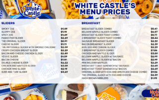 White Castle-menu-prices