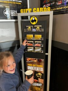 BWW's gift cards. 