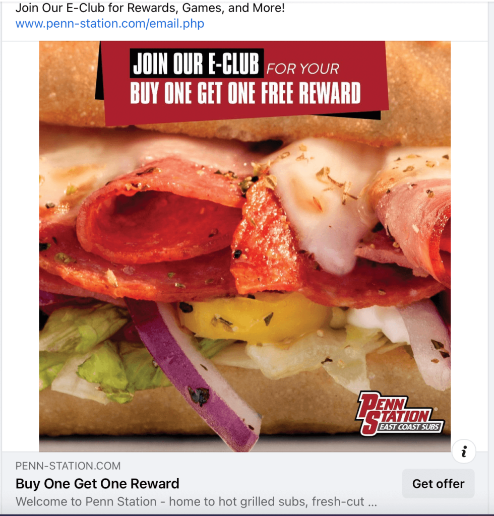 Penn Station Menu Prices + BOGO Sub Offer (2024)