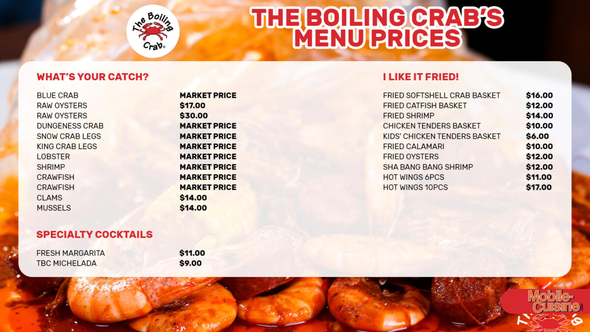 The Boiling Crab Menu Prices + Popular Seafood Items (2024)