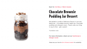 Chocolate Brownie pudding Jar Dessert