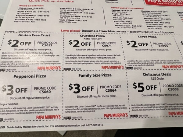 Papa Murphy's Menu Prices + Promo Codes (2024)