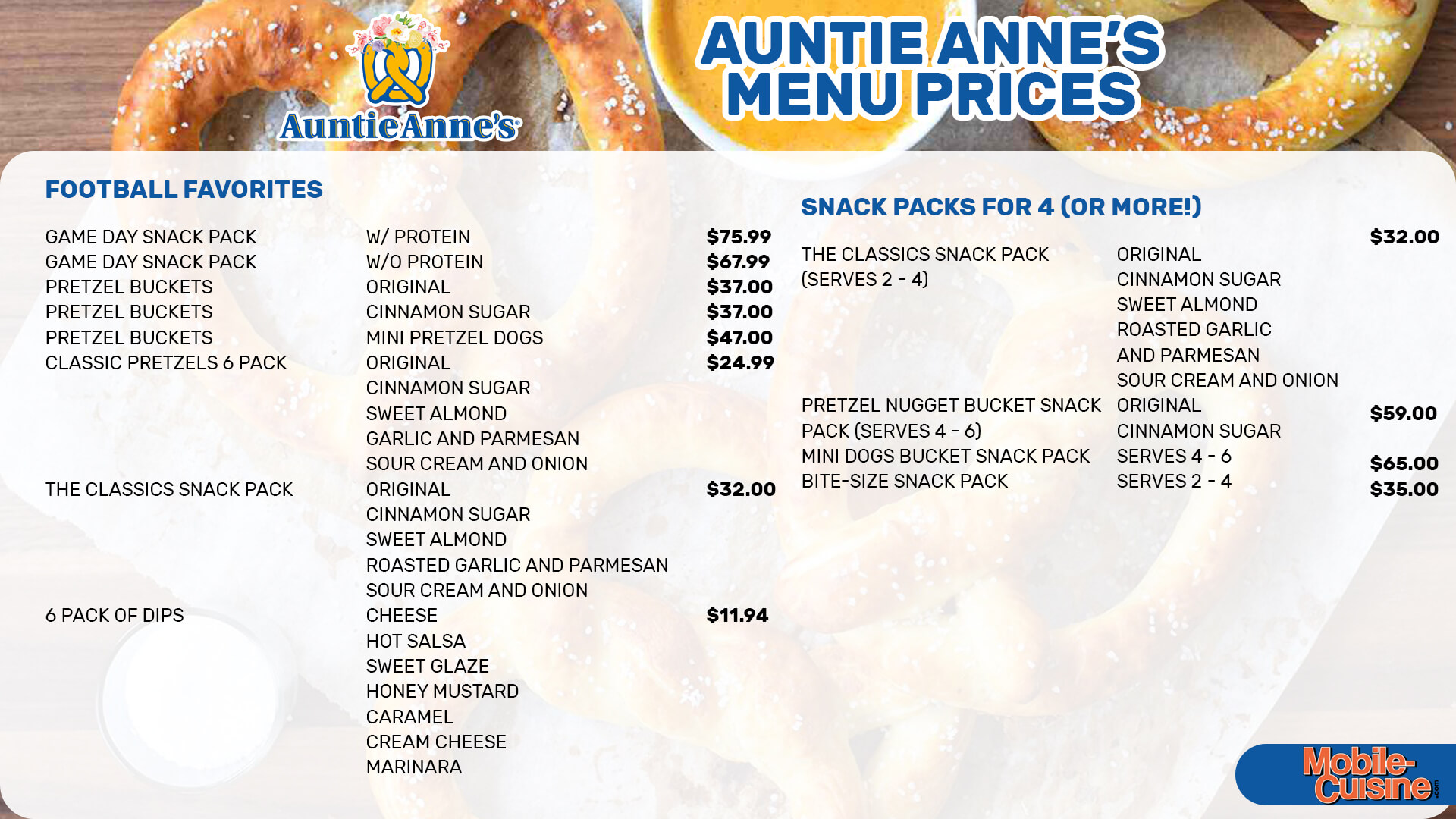 Auntie -Anne-menu-prices
