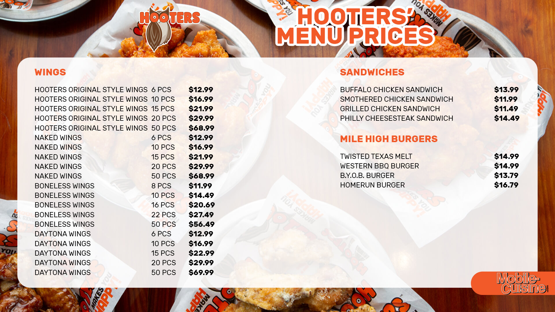 Hooters-menu-prices