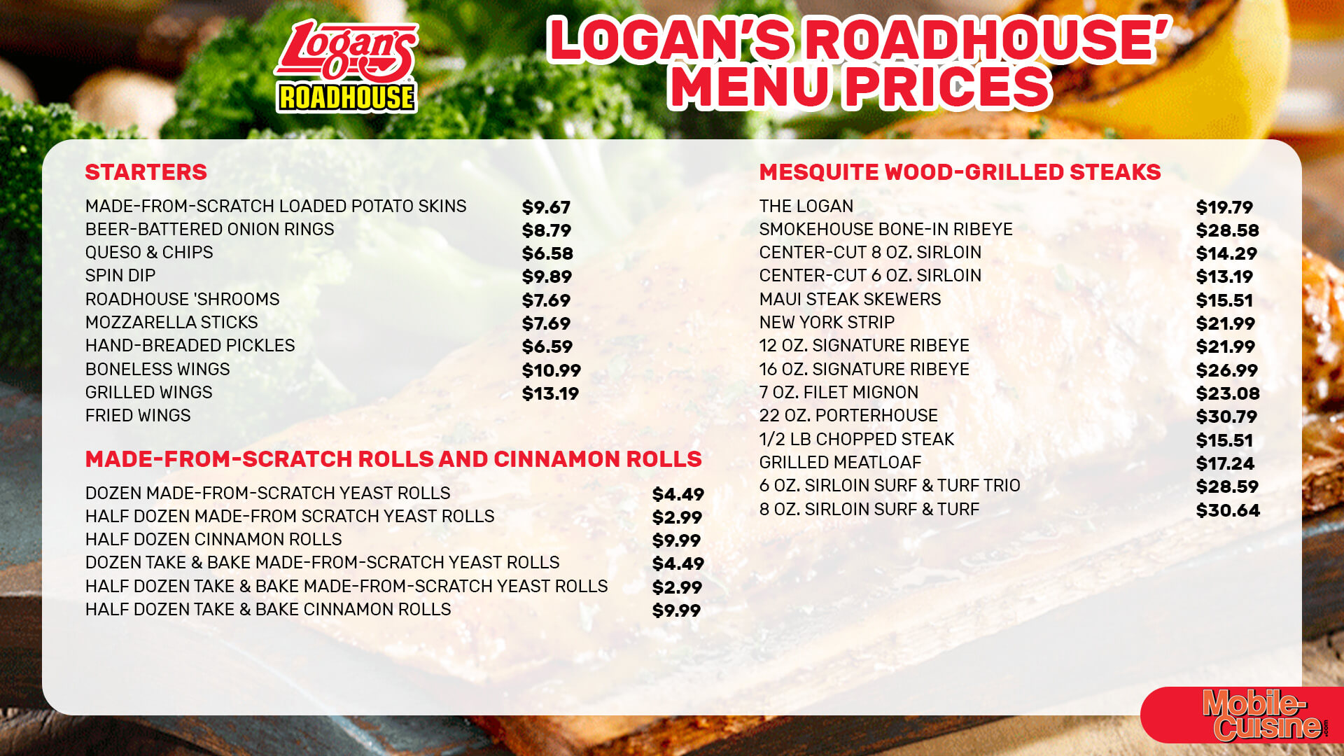Logan s Roadhouse Menu Prices Rewards 2024 