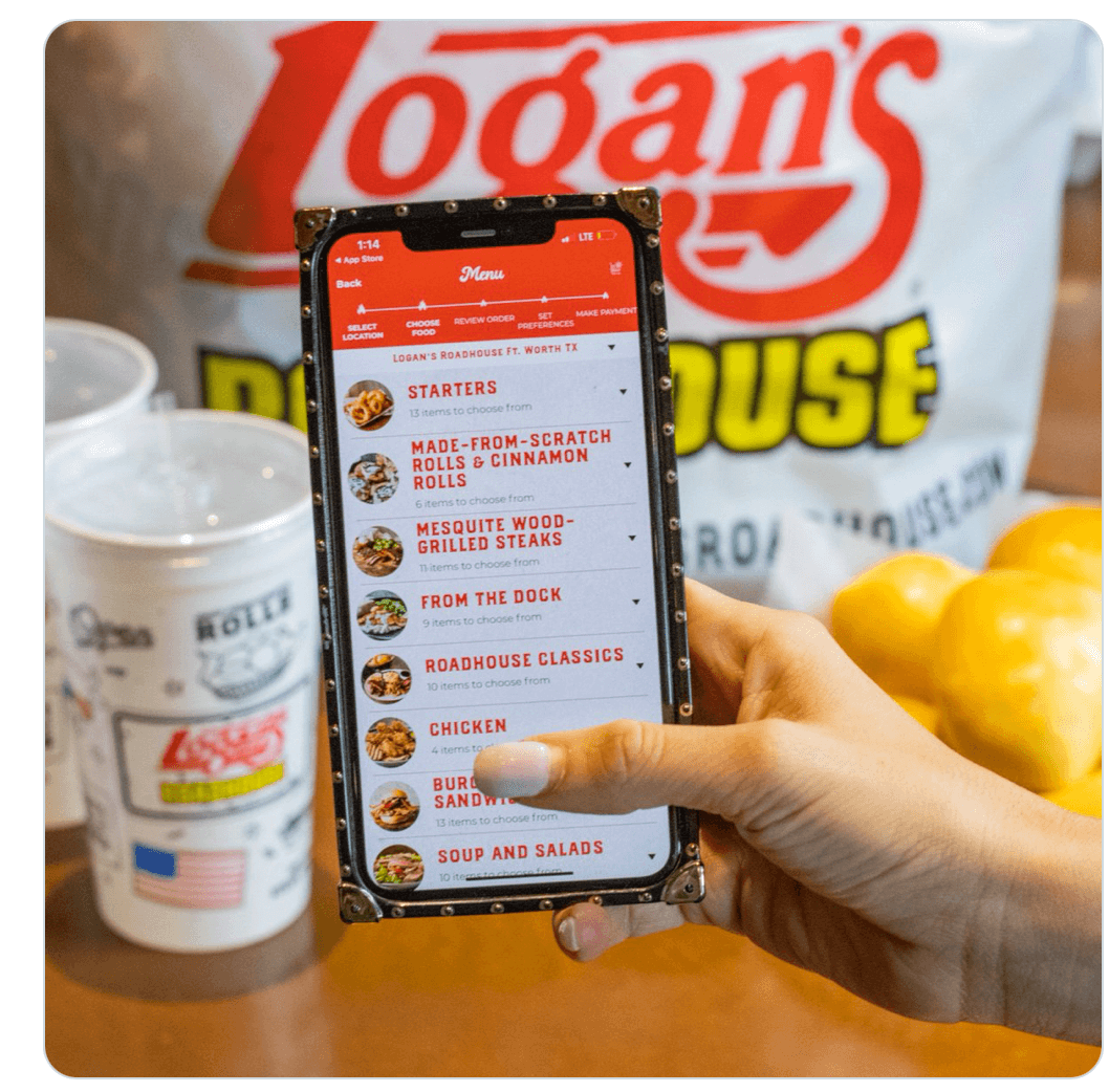 Logan's Roadhouse online orders