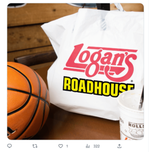 Logan's Roadhouse to-go order