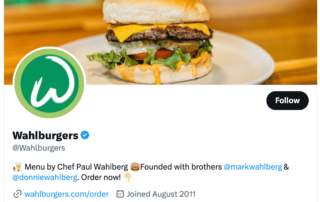 Wahlburgers social media