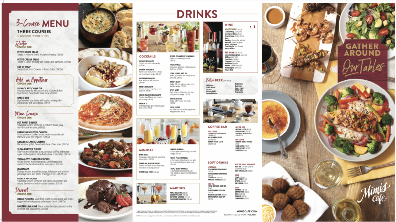 Mimi S Cafe Menu Prices Free Birthday Offer 2024   Mimis Cafe Drinks Menu 800x449 