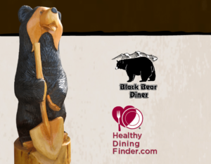 Black Bear Diner carving. 